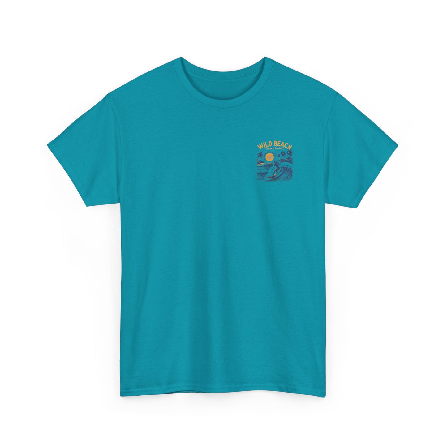 Wild Beach-- Catch the WaveUnisex Heavy Cotton Tee