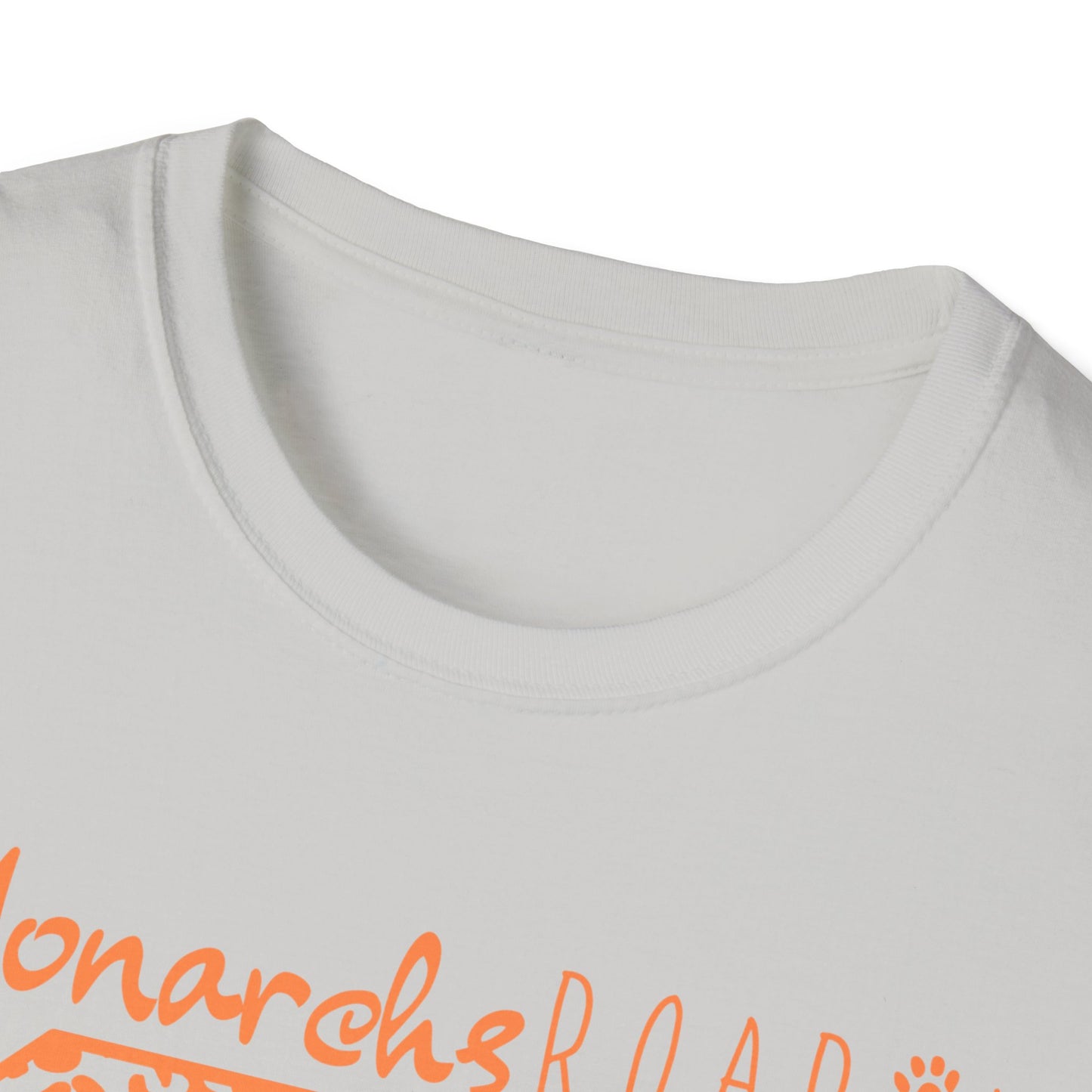 Go  Monarchs Orange Leopard Print Unisex Softstyle T-Shirt