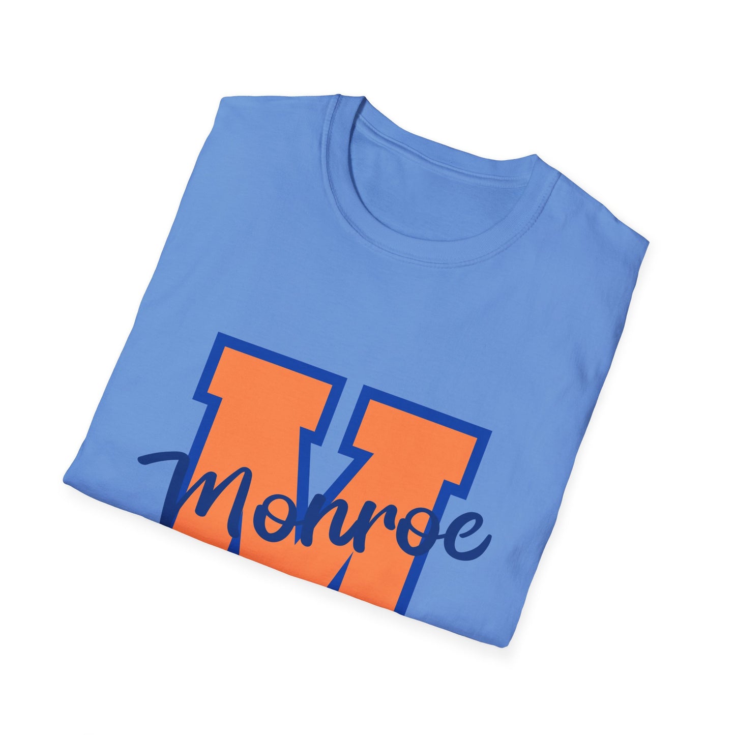 Monroe Orange M  Unisex Softstyle T-Shirt