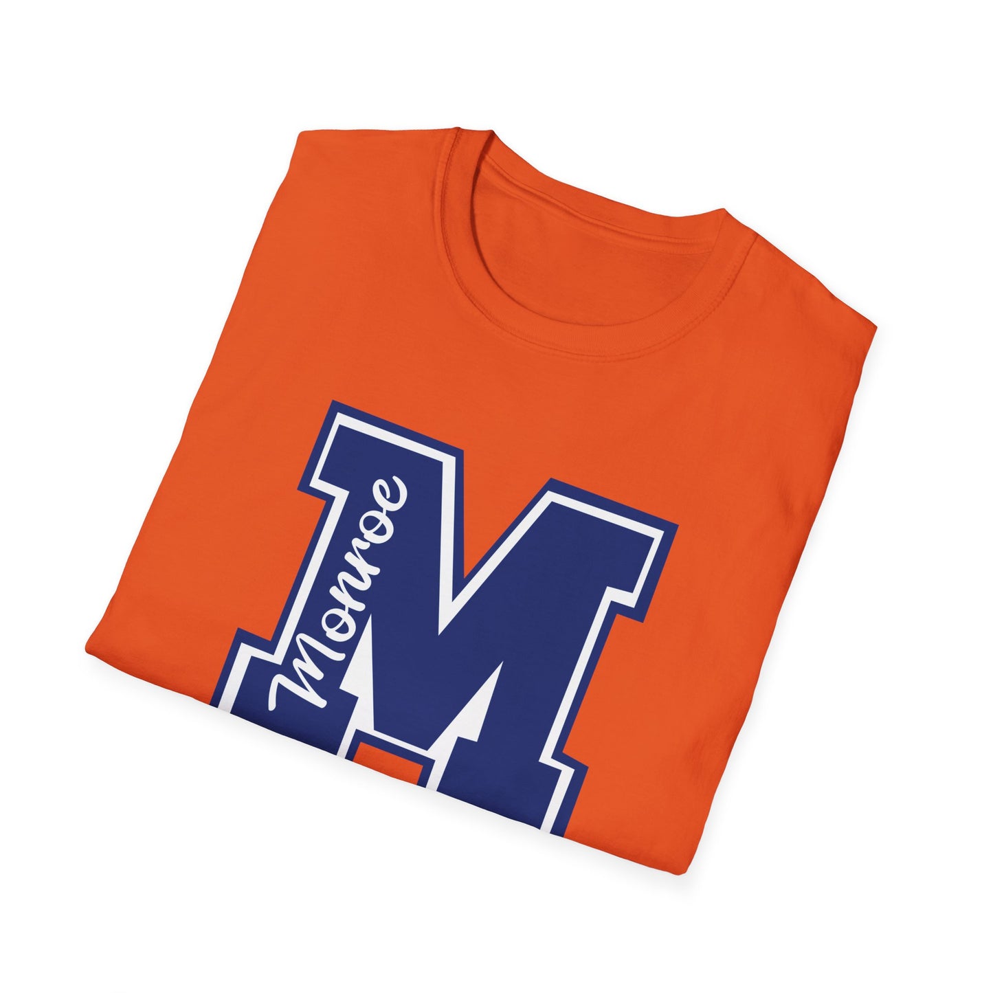 Blue Varsity M Monroe NavUnisex Softstyle T-Shirt