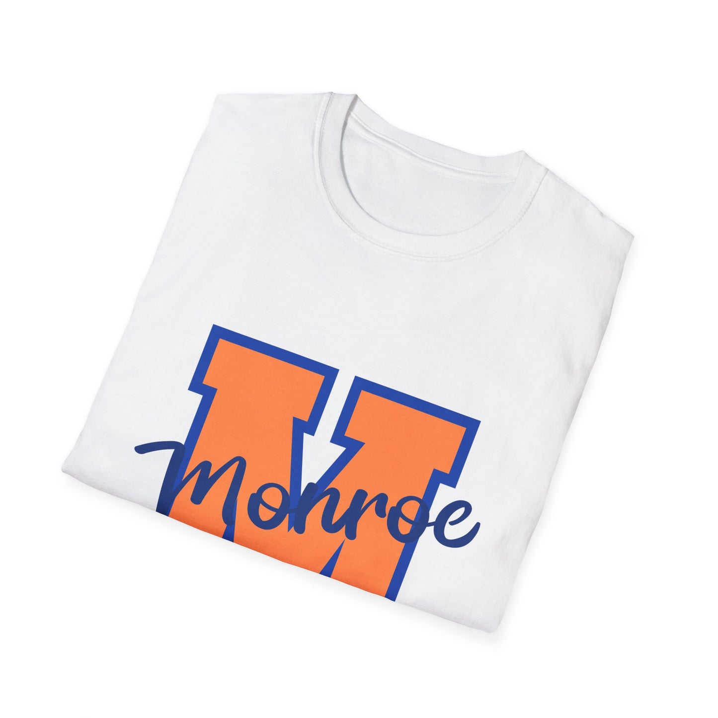 Monroe Orange M  Unisex Softstyle T-Shirt