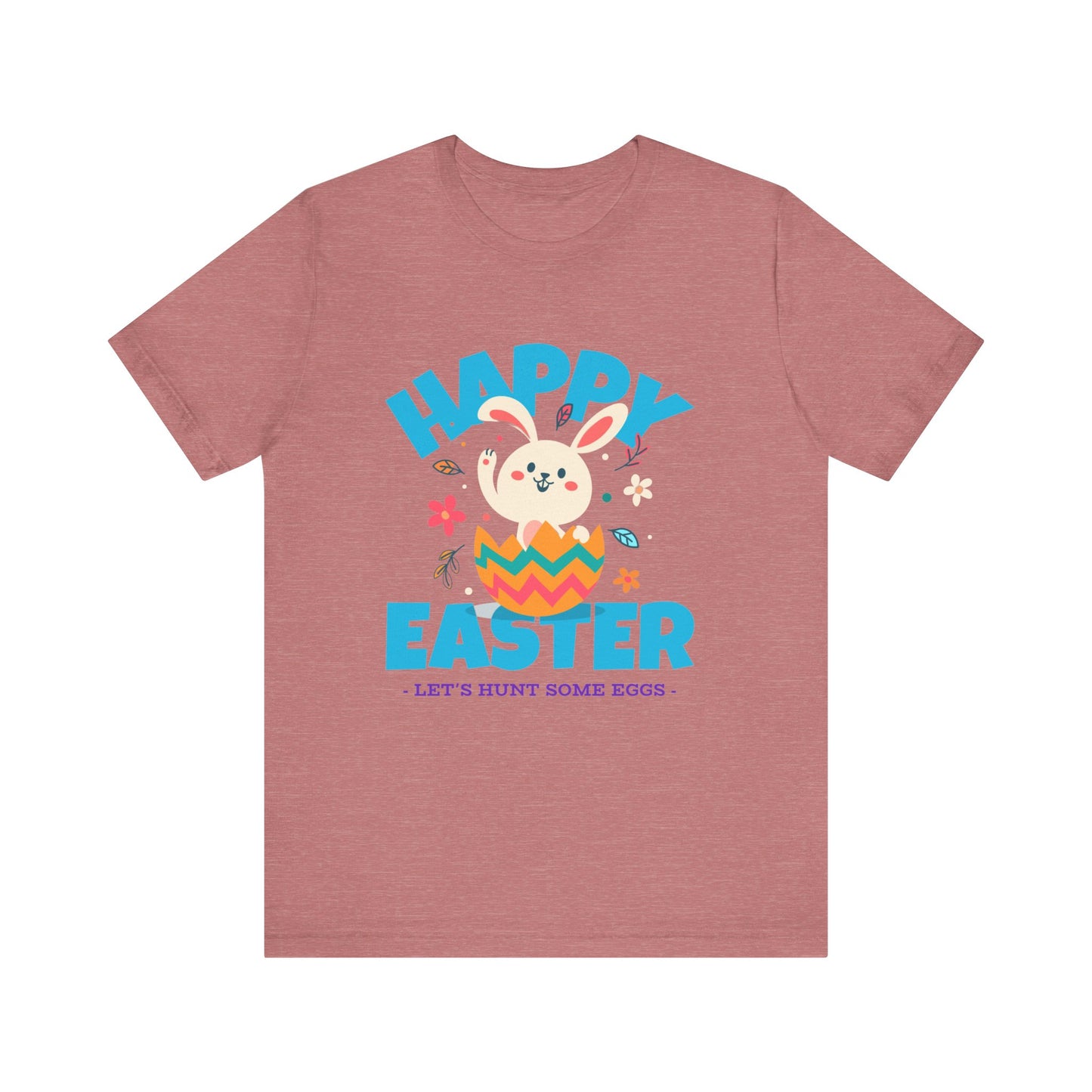 HAPPY EASTER Let's Hunt for Some Eggs Unisex Jersey Short Sleeve Tee