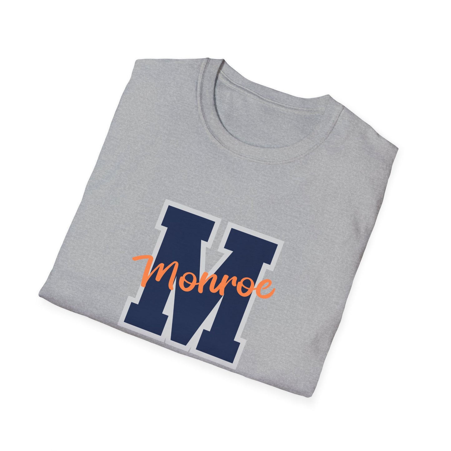 Orange Monroe Navy MUnisex Softstyle T-Shirt