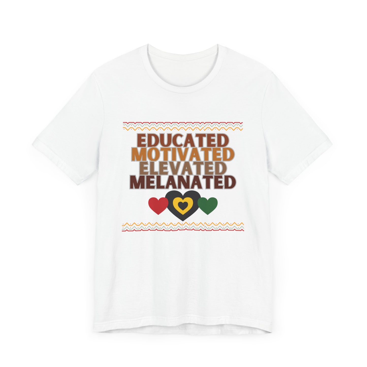 Educated, Motivated, Black History Unisex Jersey Short Sleeve Tee