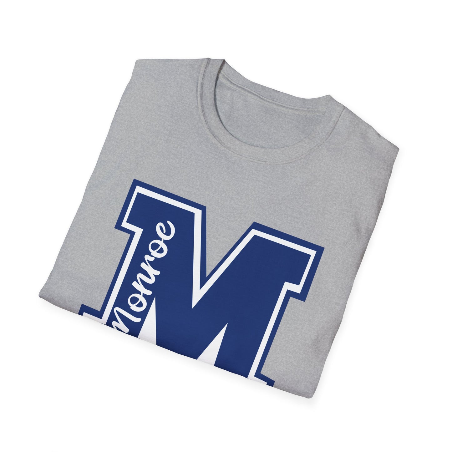 Blue Varsity M Monroe NavUnisex Softstyle T-Shirt