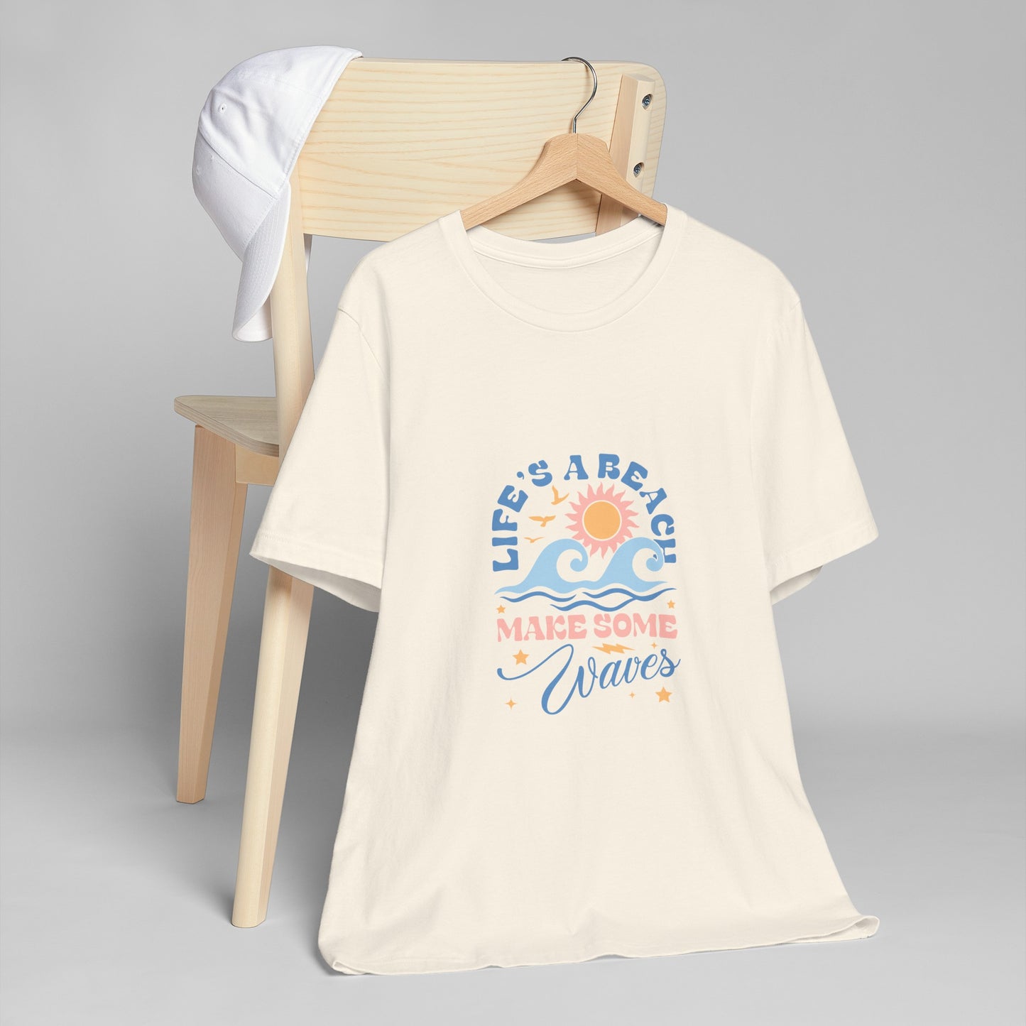 Life's a Beach Make Some Waves Unisex Jersey T-Shirt