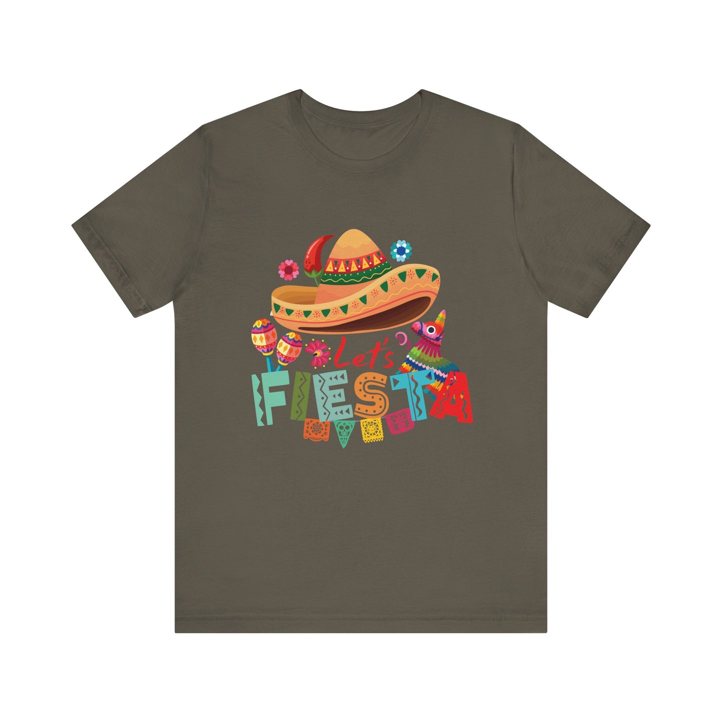 Cinco De Mayo Let's Fiesta Unisex Jersey Short Sleeve Tee