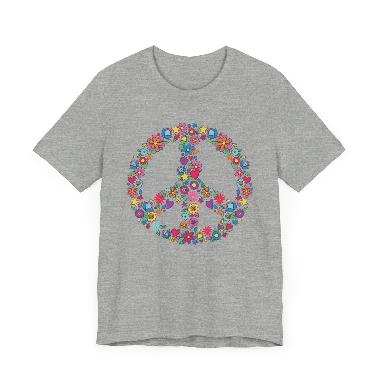 Peace Flower Unisex Jersey Short Sleeve Tee