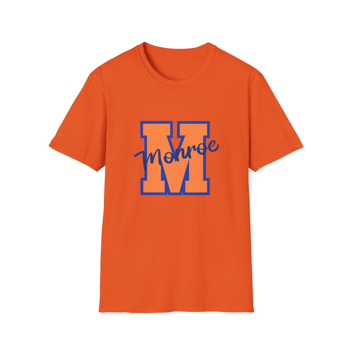 Monroe Orange M  Unisex Softstyle T-Shirt