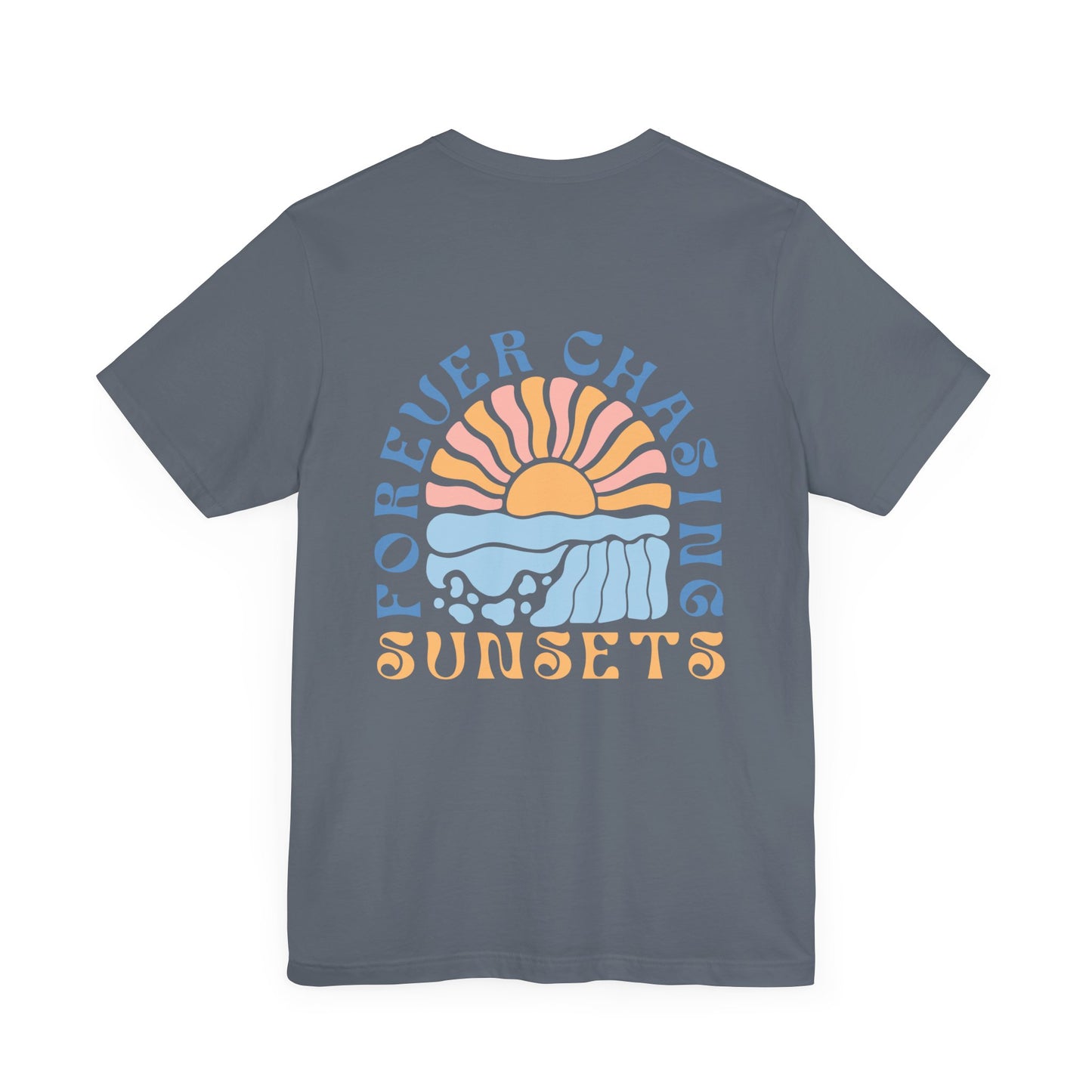 Beach Vibes Forever Chasing Sunsets Unisex Jersey Short Sleeve Tee