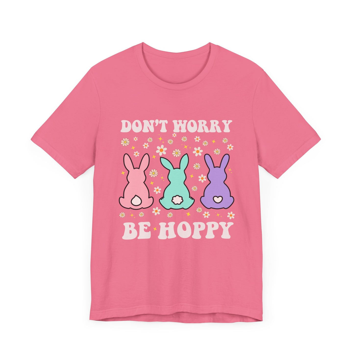 Don't Worry Be Hoppy TShirt Unisex Jersey Short Sleeve Tee