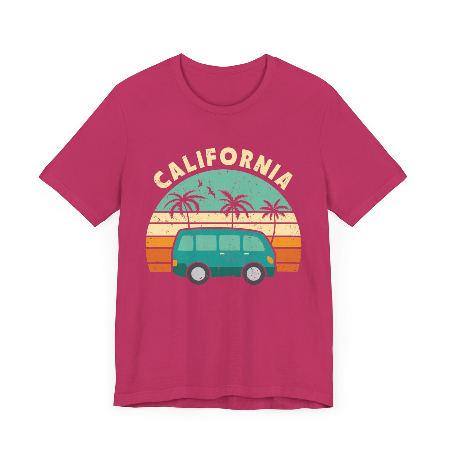 California Hippie Design Unisex Jersey Short Sleeve Tee