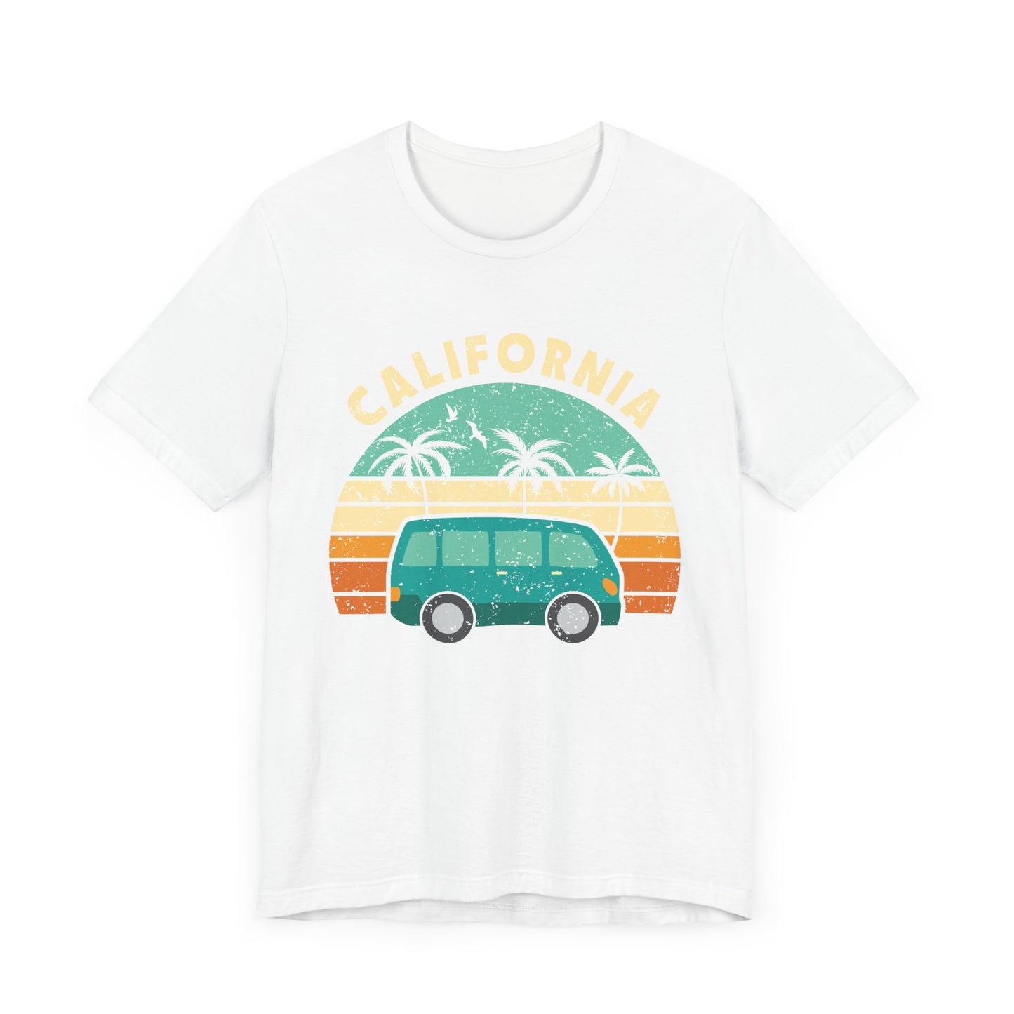 California Hippie Design Unisex Jersey Short Sleeve Tee