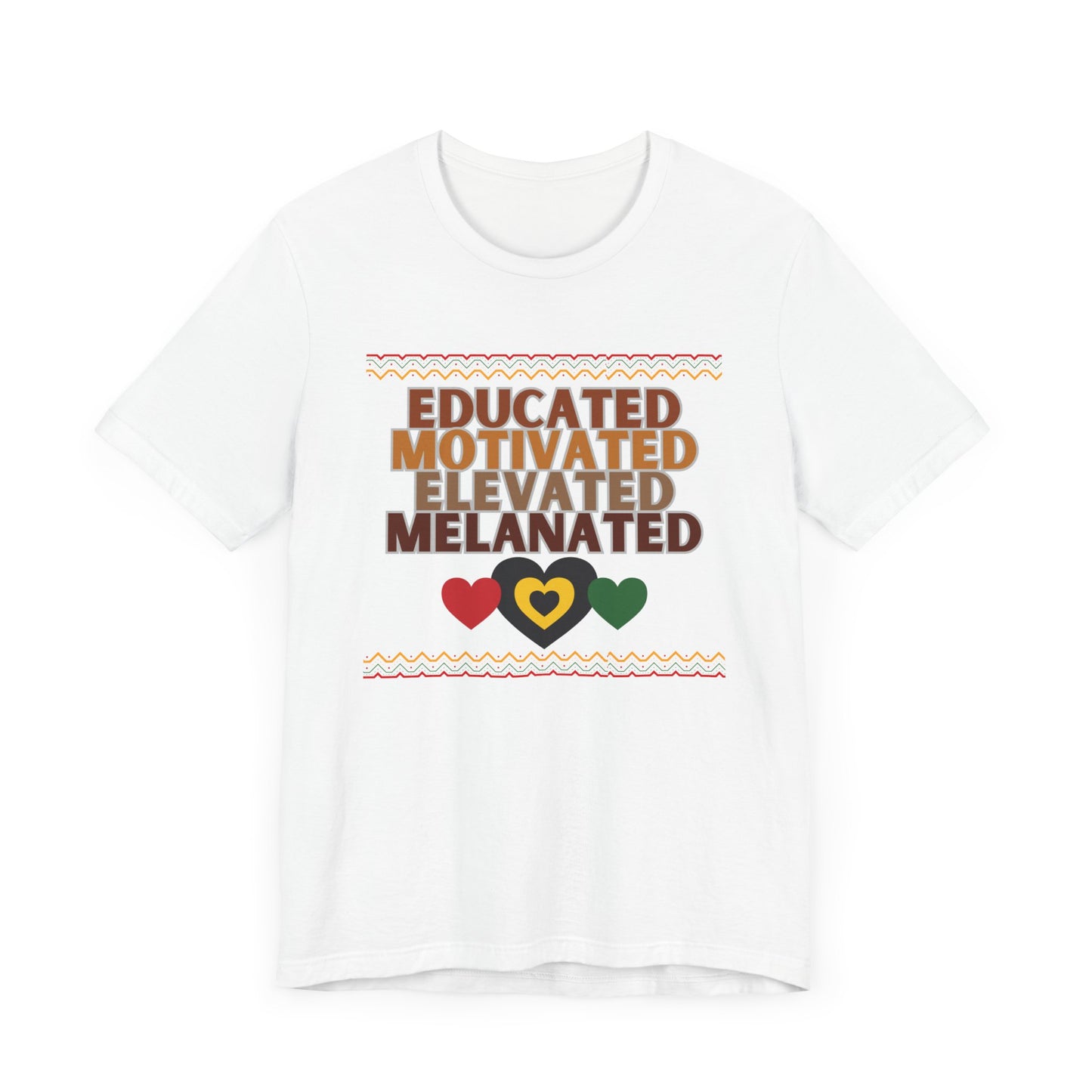 Educated, Motivated, Black History Unisex Jersey Short Sleeve Tee