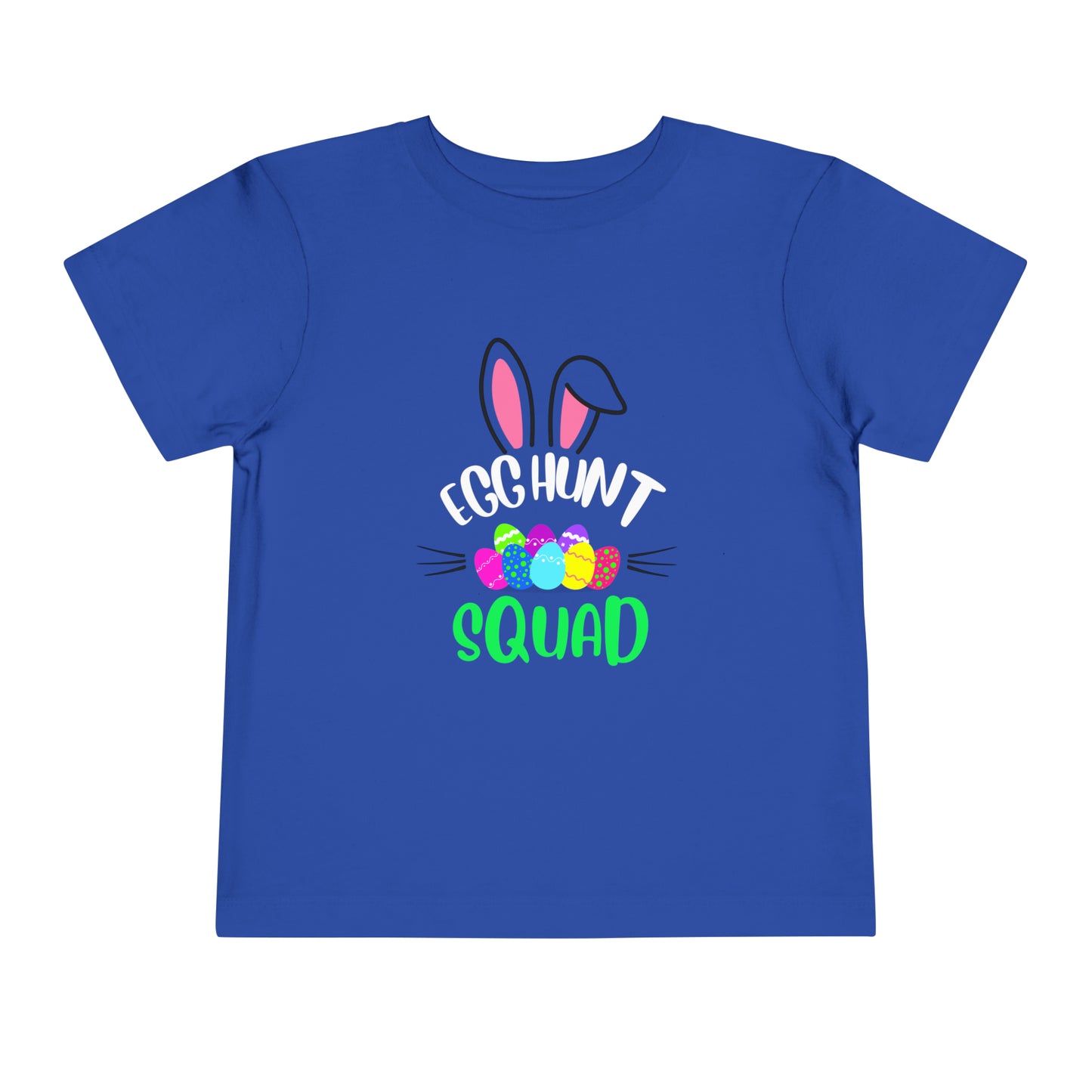 Egg Hunt Squad Toddler Short Sleeve Tee