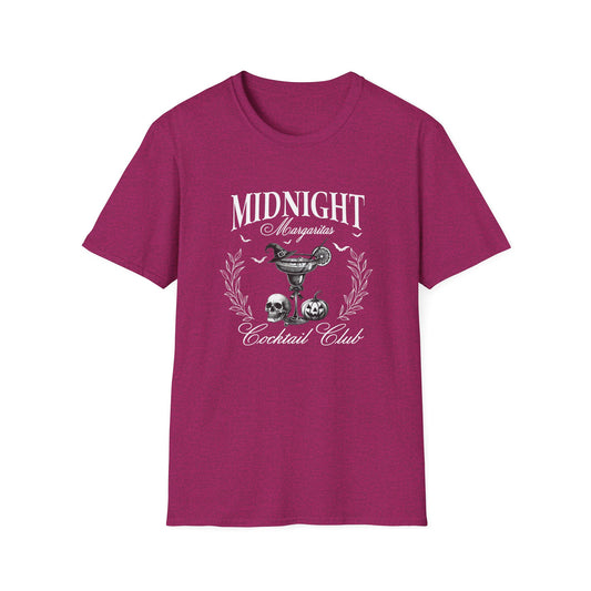 Midnight Margaritas Cocktail Club Halloween Unisex Softstyle T-Shirt