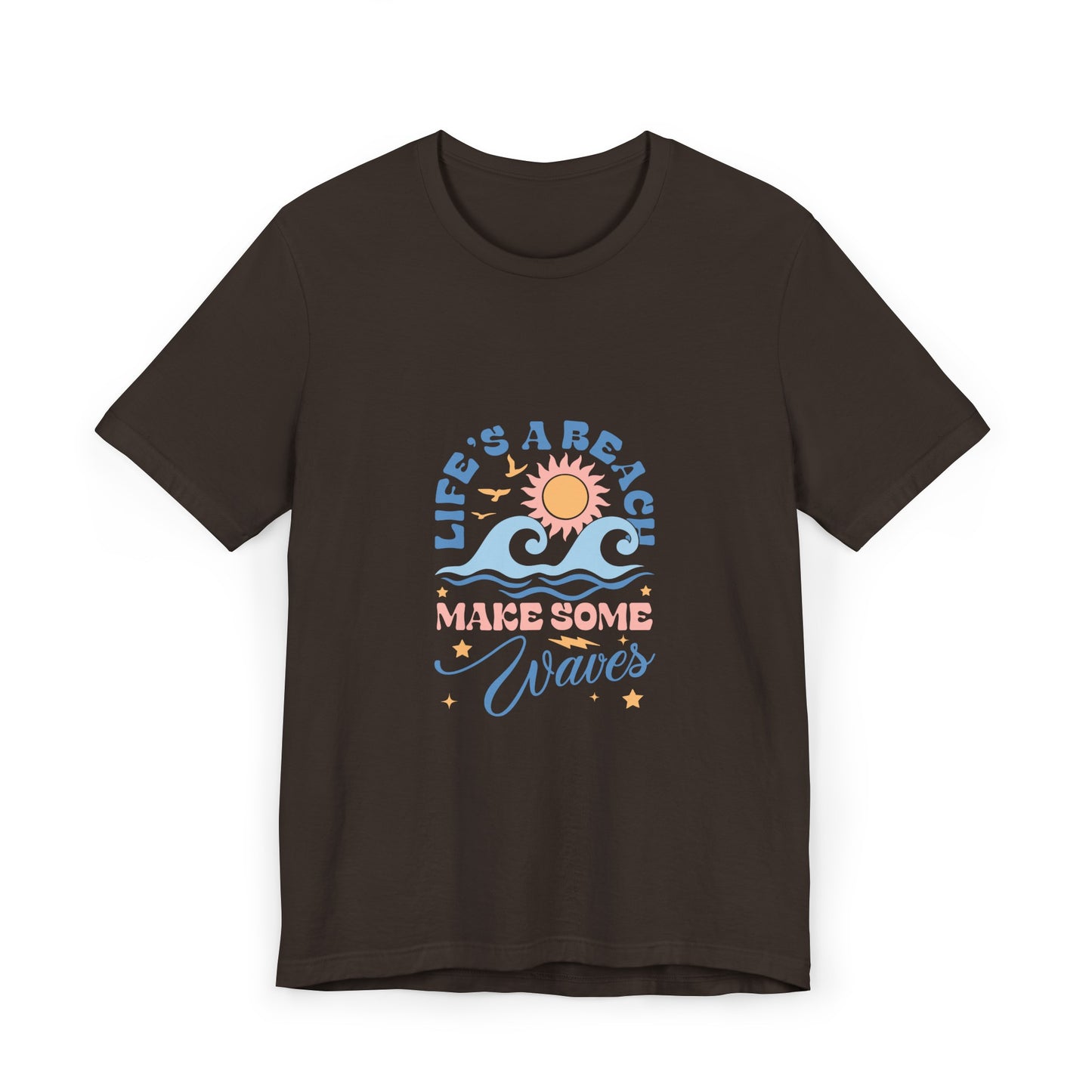 Life's a Beach Make Some Waves Unisex Jersey T-Shirt