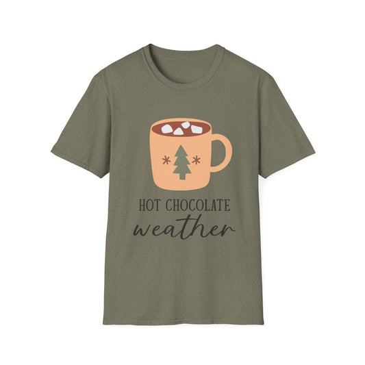 Hot Chocolate Weather Unisex T-Shirt - Cozy Winter Apparel