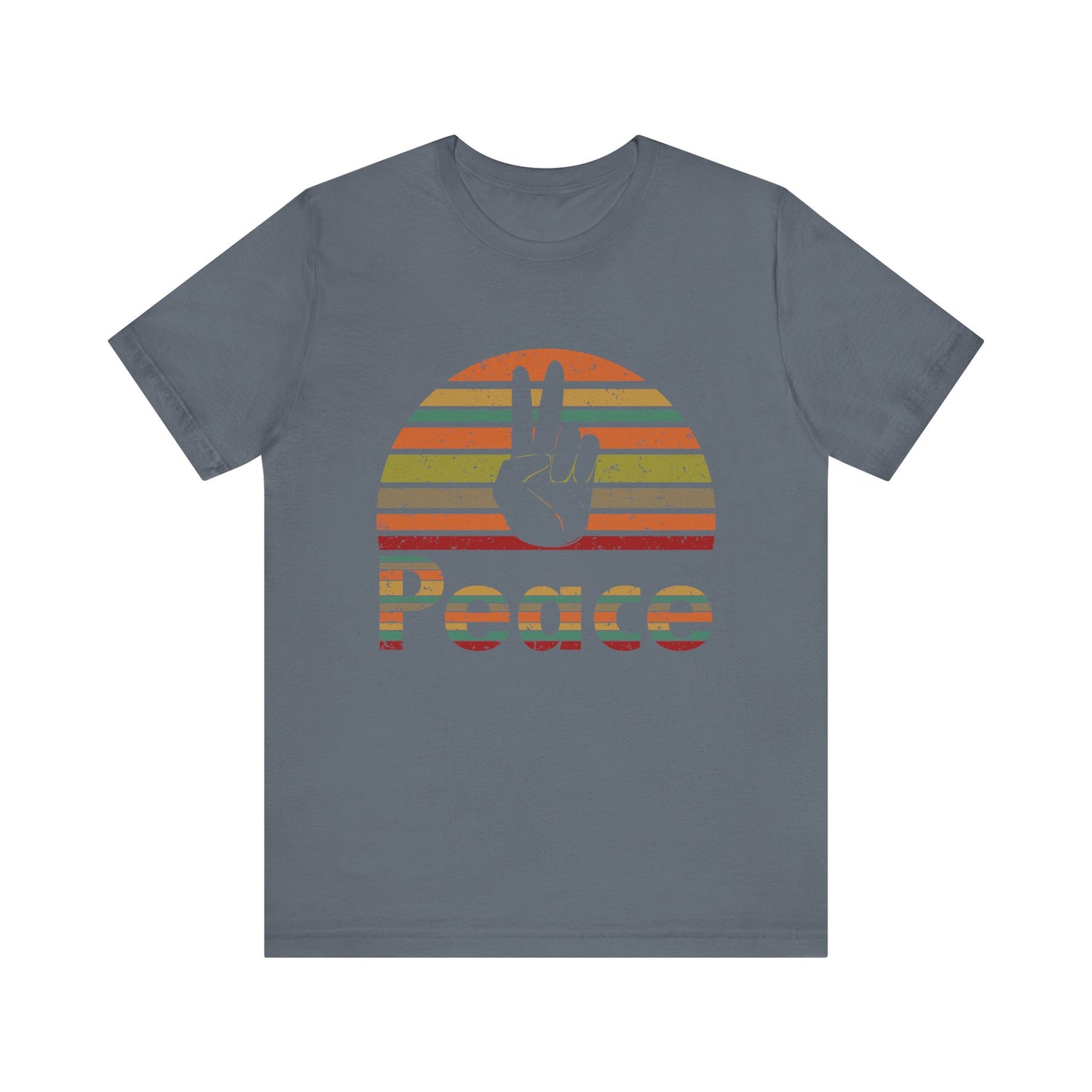 Retro Peace Unisex Jersey Short Sleeve Tee