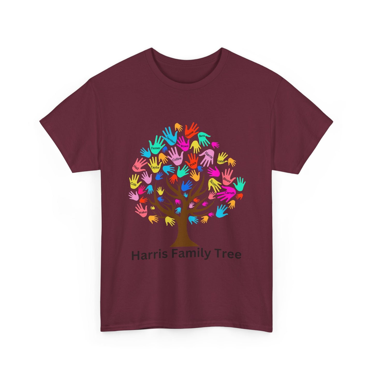 Harris Family Tree Set 1 Gildan Unisex Heavy Cotton Tee