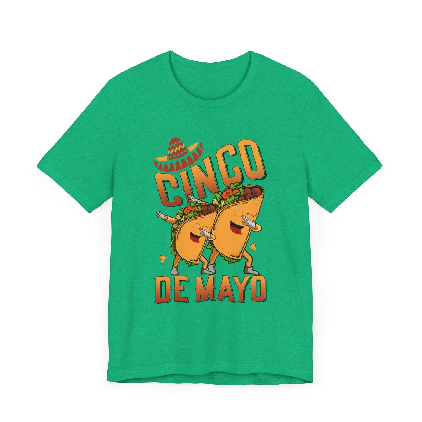 Cinco De Mayo Taco Dancing Tshirt Unisex Jersey Short Sleeve Tee