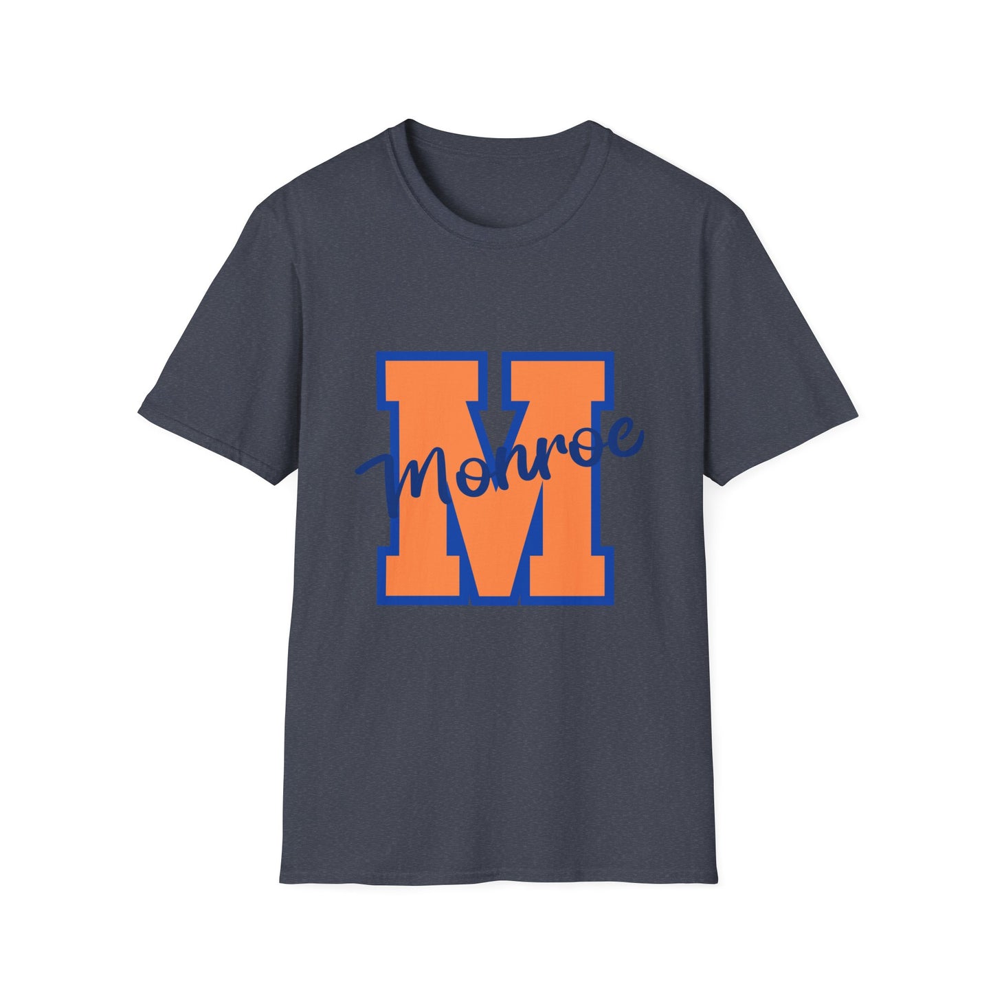 Monroe Orange M  Unisex Softstyle T-Shirt