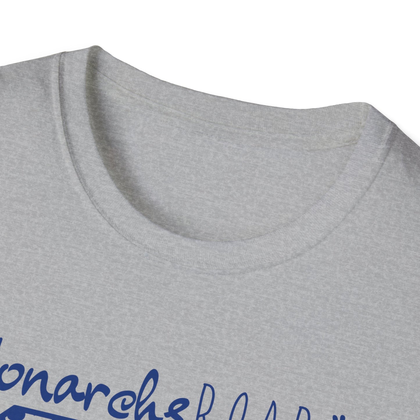 GO Monarchs Blue Leopard Print Unisex T-Shirt - School Spirit & Team Pride