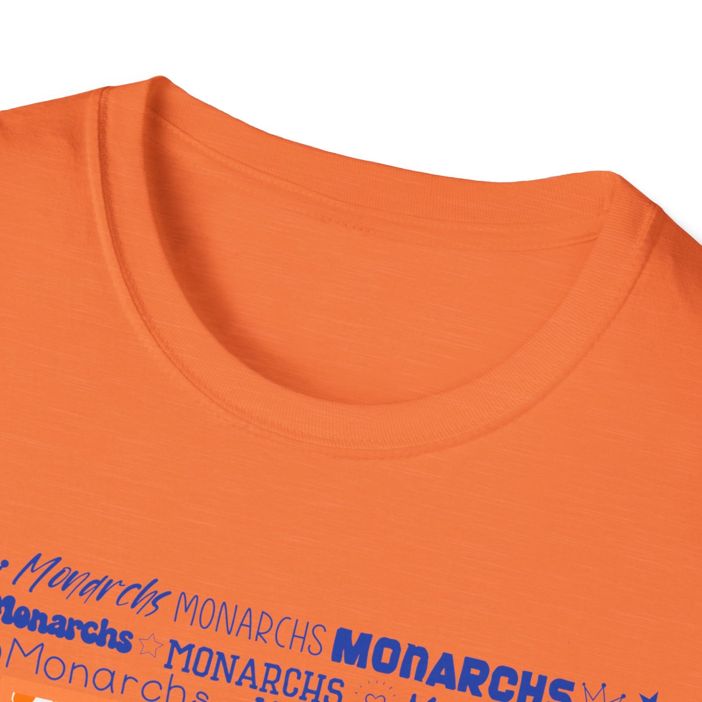 Orange Leopard M Monarchs Softstyle T-Shirt - Perfect for Team Spirit & Celebrations