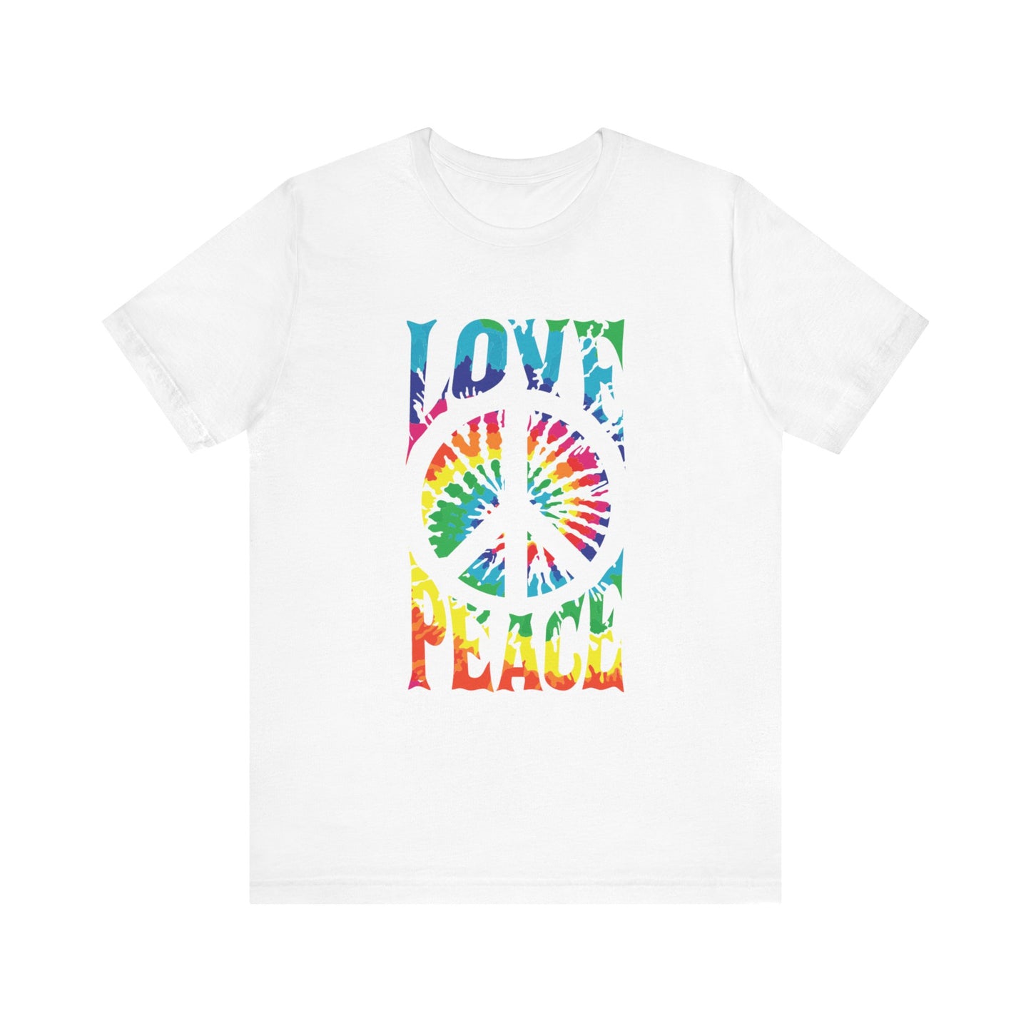 Love and Peace Unisex Jersey Short Sleeve Tee