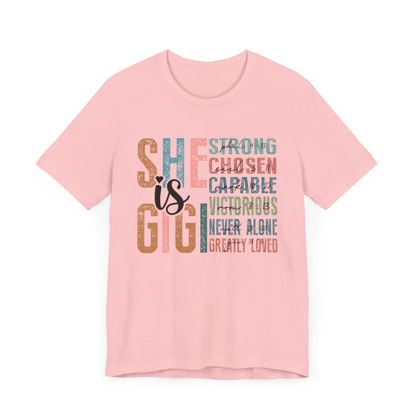 She is Gigi Unisex Jersey Short Sleeve Tee