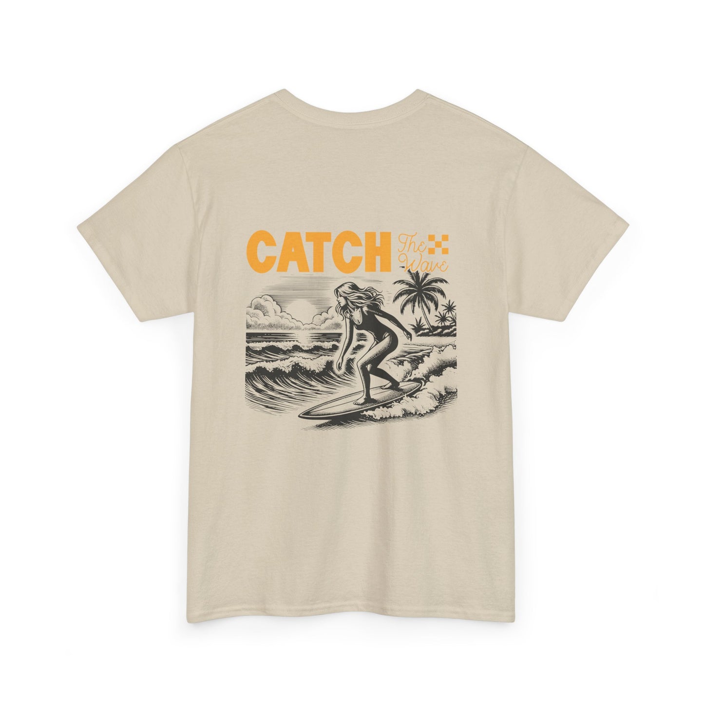 Wild Beach-- Catch the WaveUnisex Heavy Cotton Tee