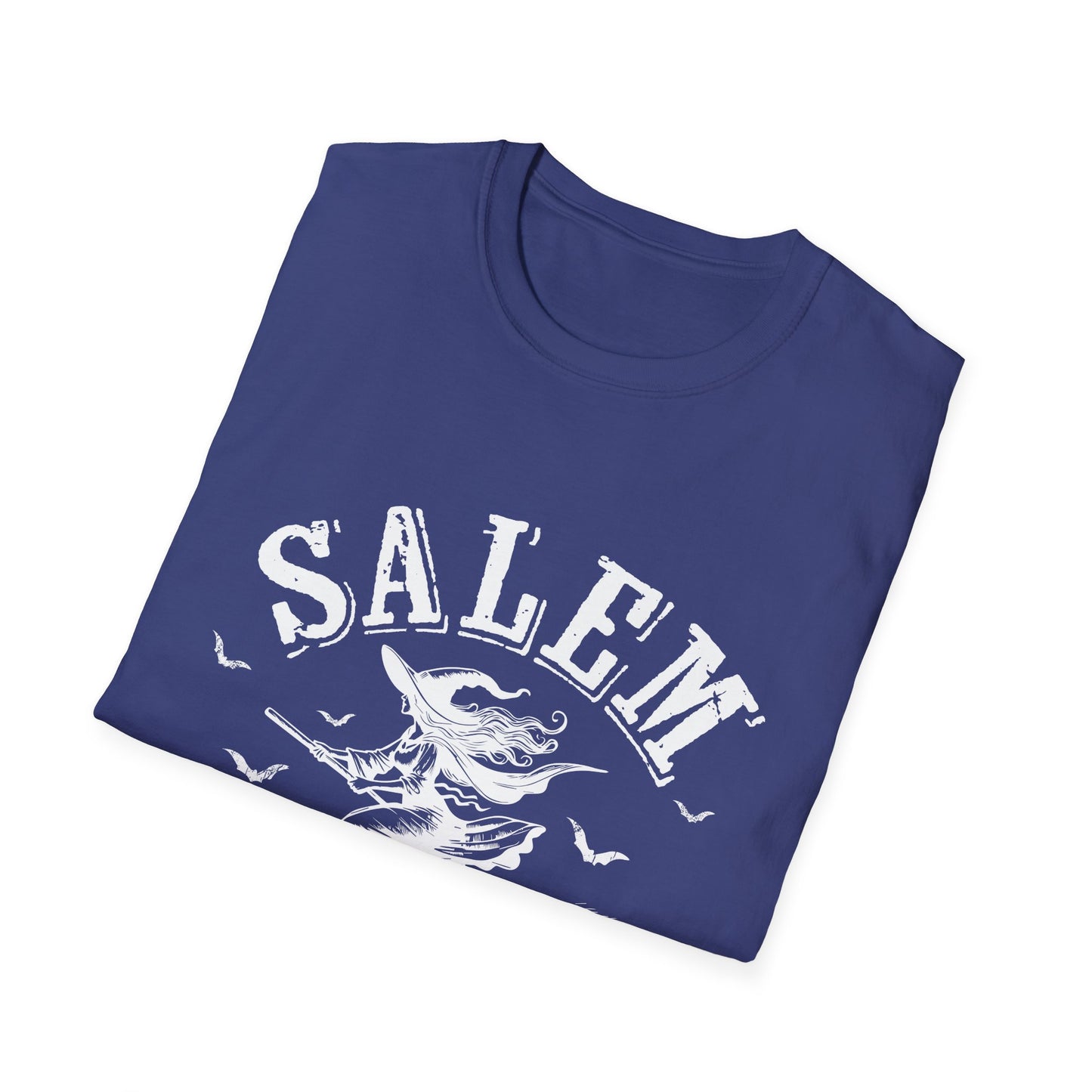 Salem University Halloween Witch Unisex Softstyle T-Shirt - College Spirit Wear