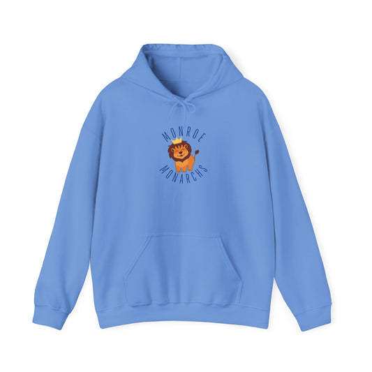 Monroe Monarchs Lion Graphic Hoodie - Unisex Heavy Blend Sweatshirt