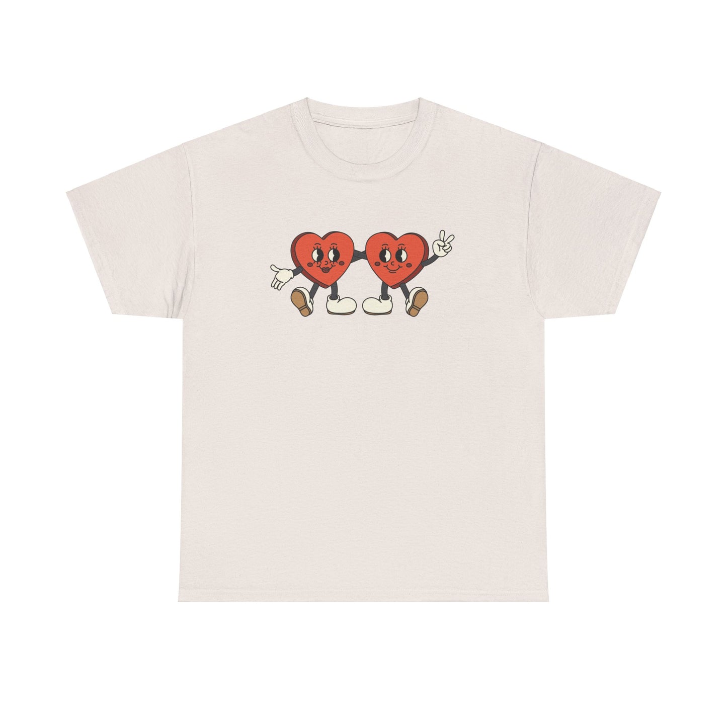 2 of Hearts Valentines Shirt Unisex Heavy Cotton Tee