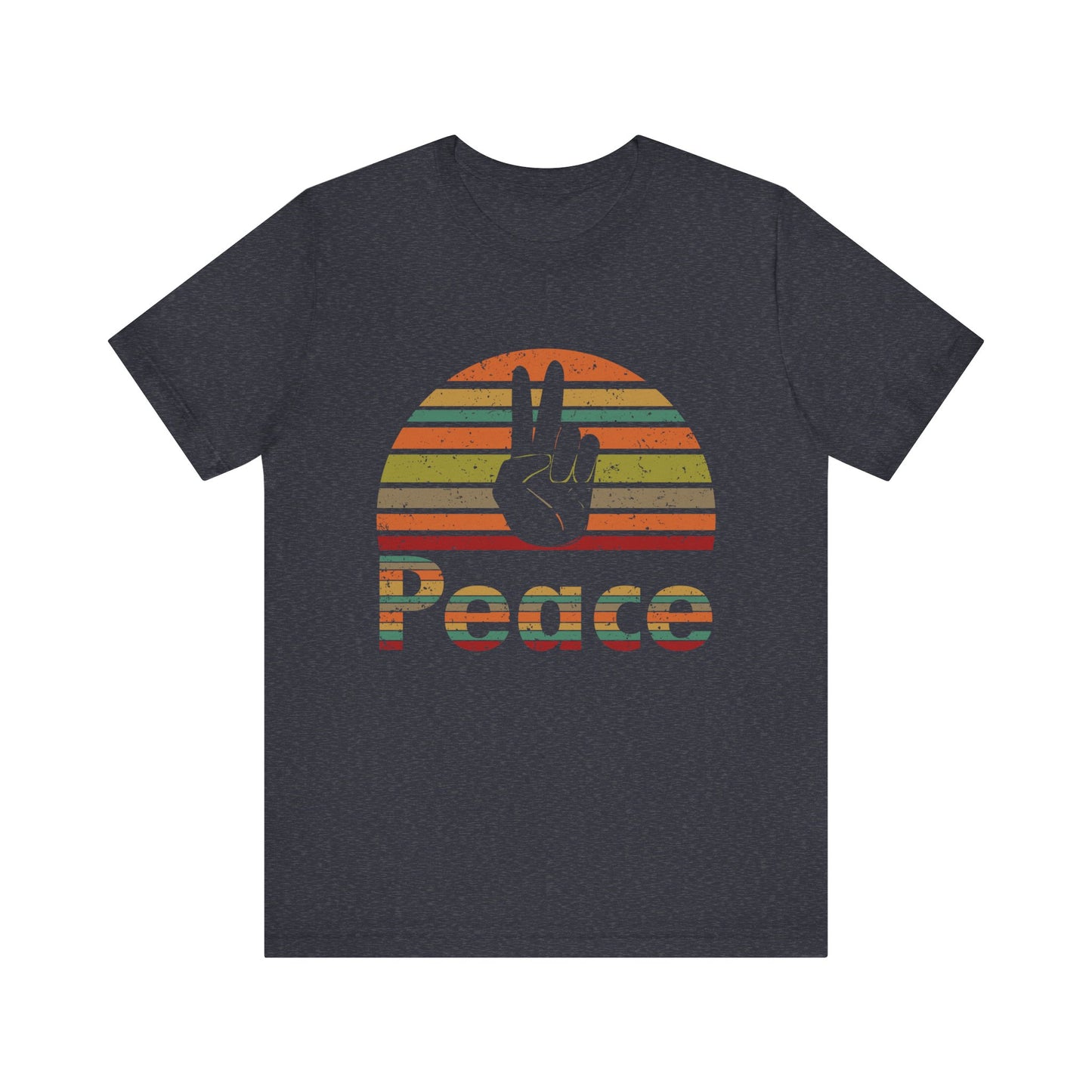 Retro Peace Unisex Jersey Short Sleeve Tee