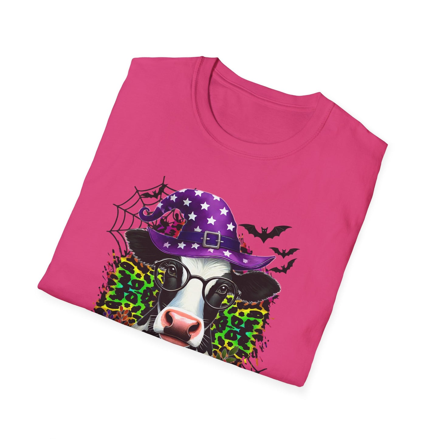 Spooky Cow Halloween T-Shirt - Hocus Pocus Heifer Design