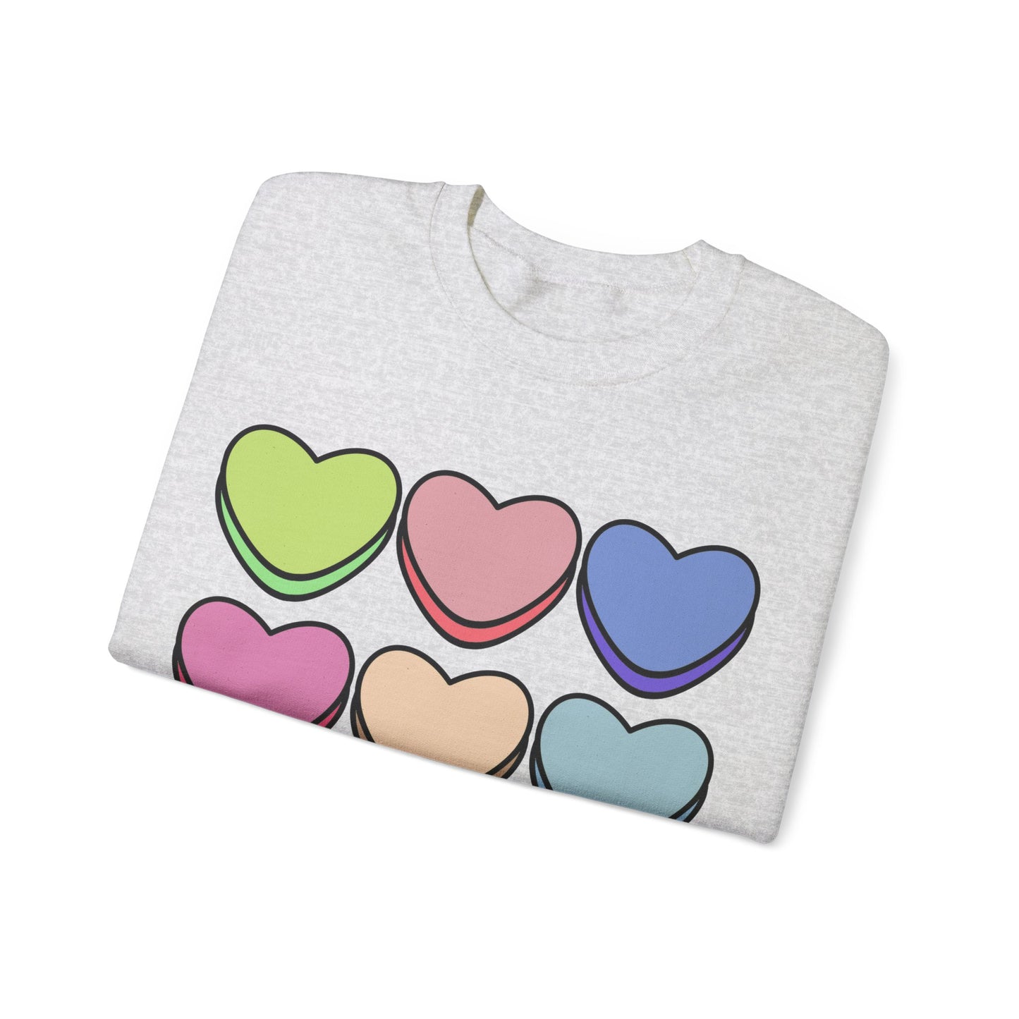 Valentines Hearts Heavy Blend™ Crewneck Sweatshirt