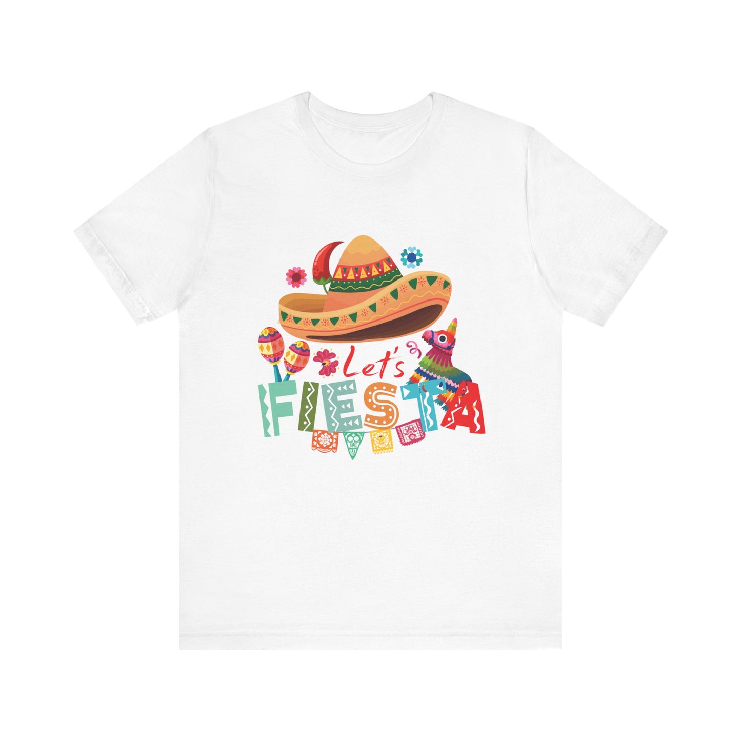 Cinco De Mayo Let's Fiesta Unisex Jersey Short Sleeve Tee