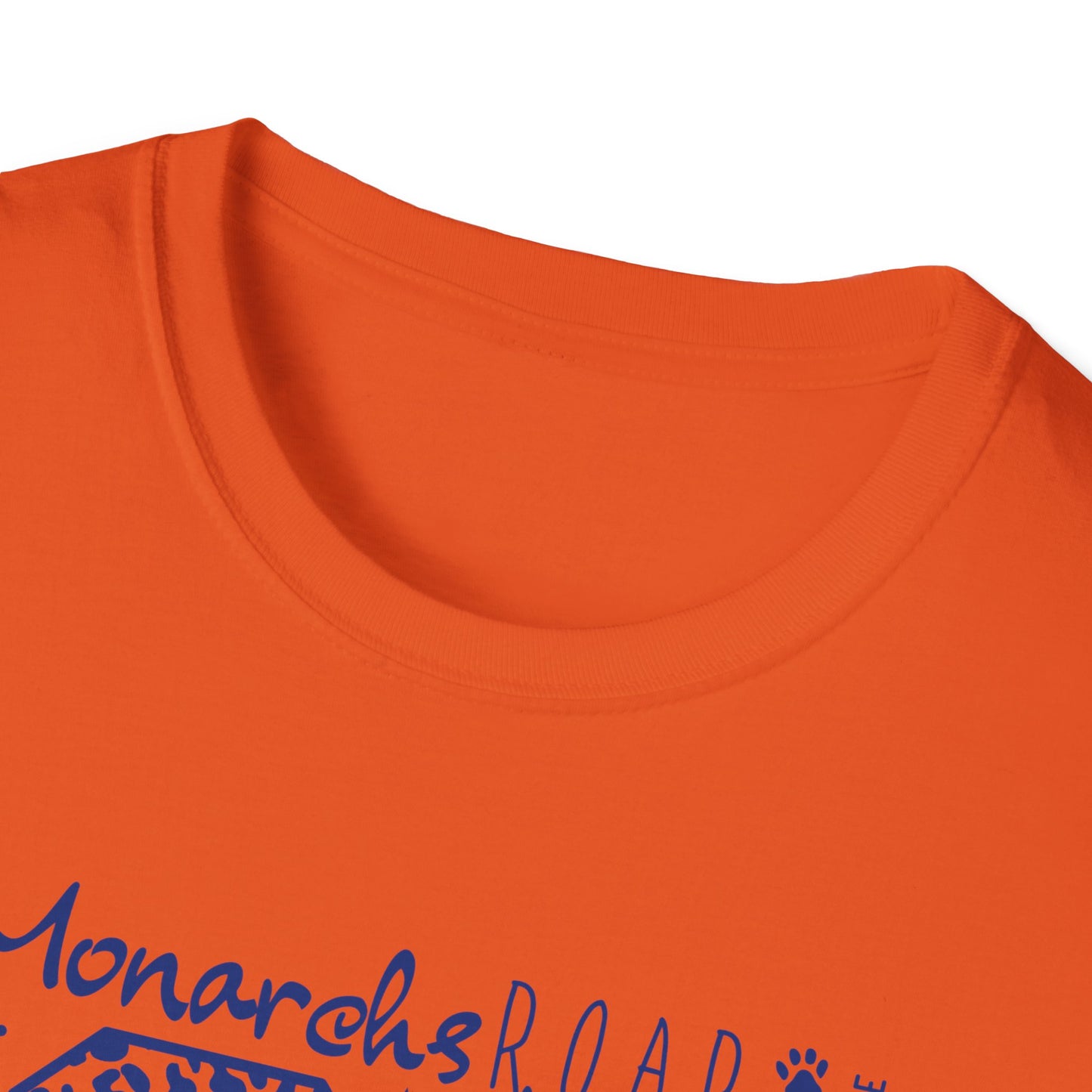 GO Monarchs Blue Leopard Print Unisex T-Shirt - School Spirit & Team Pride