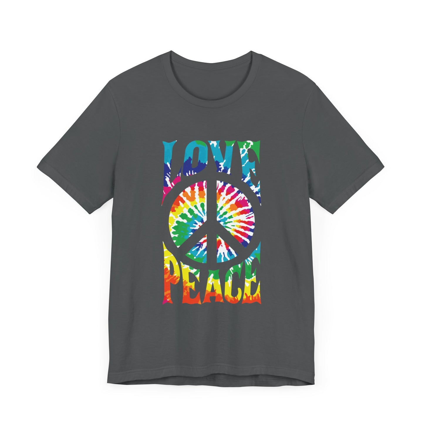 Love and Peace Unisex Jersey Short Sleeve Tee