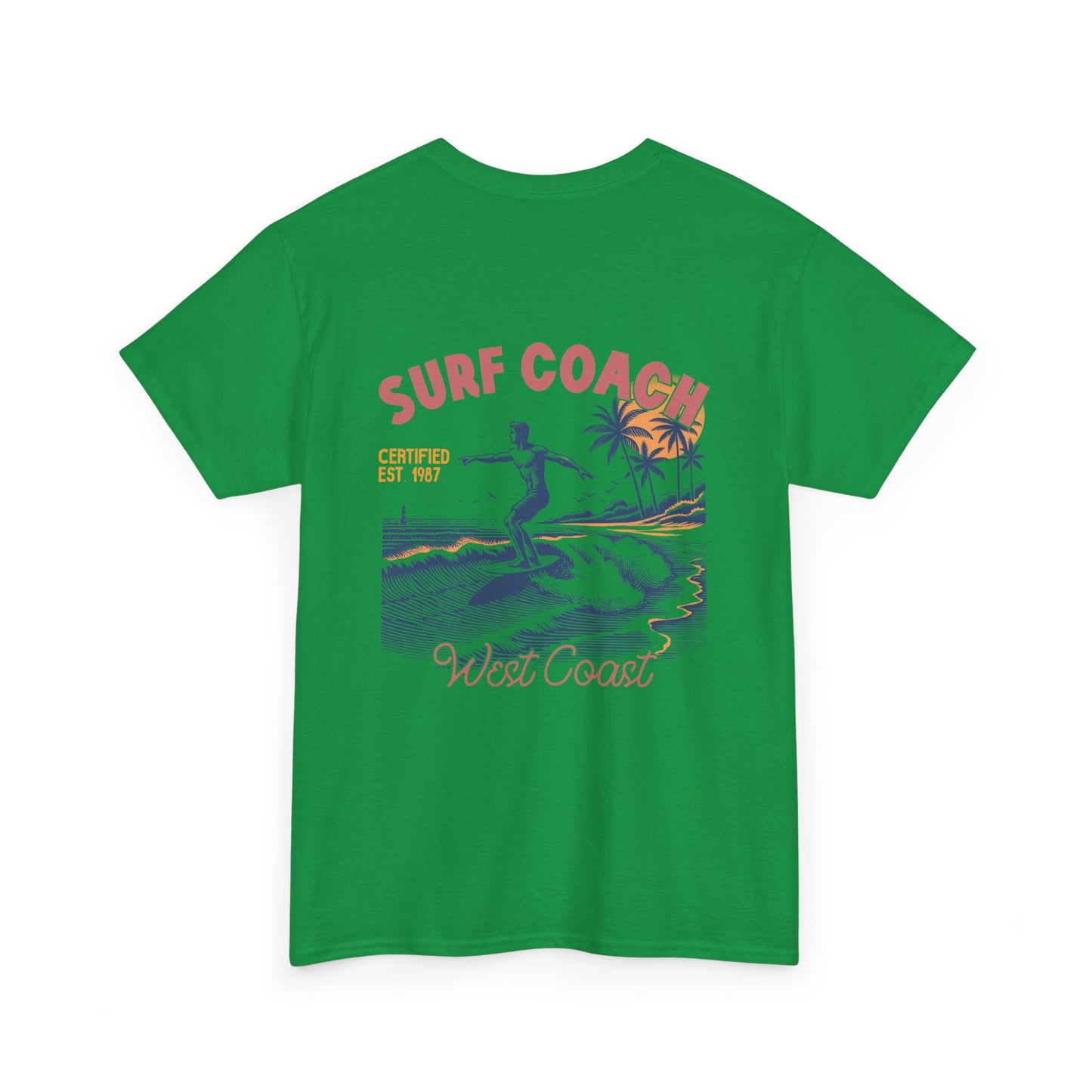 Big Waves Surf Coach Unisex Heavy Cotton Tee