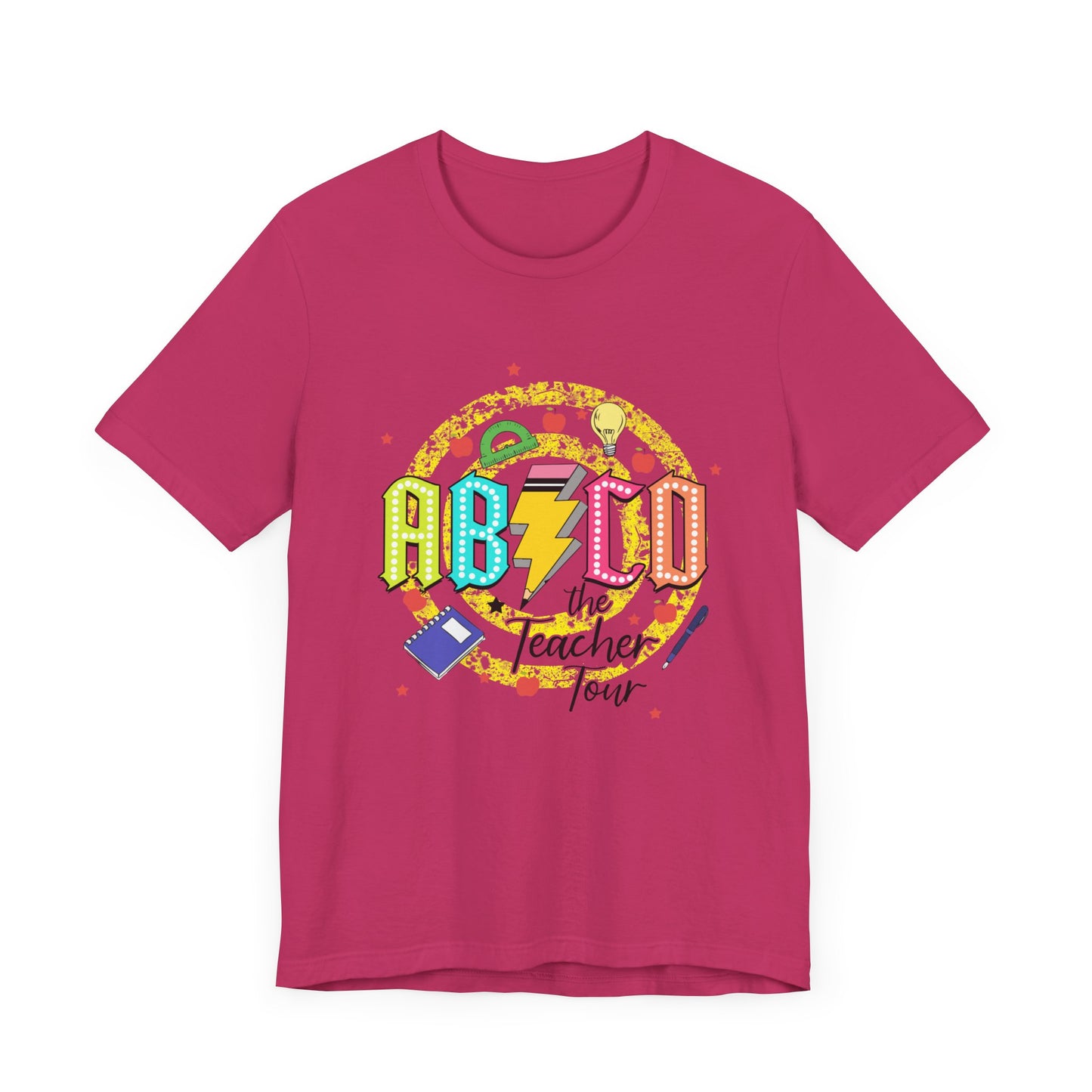 AB/CD Teacher Tour Unisex Jersey Short Sleeve Tee