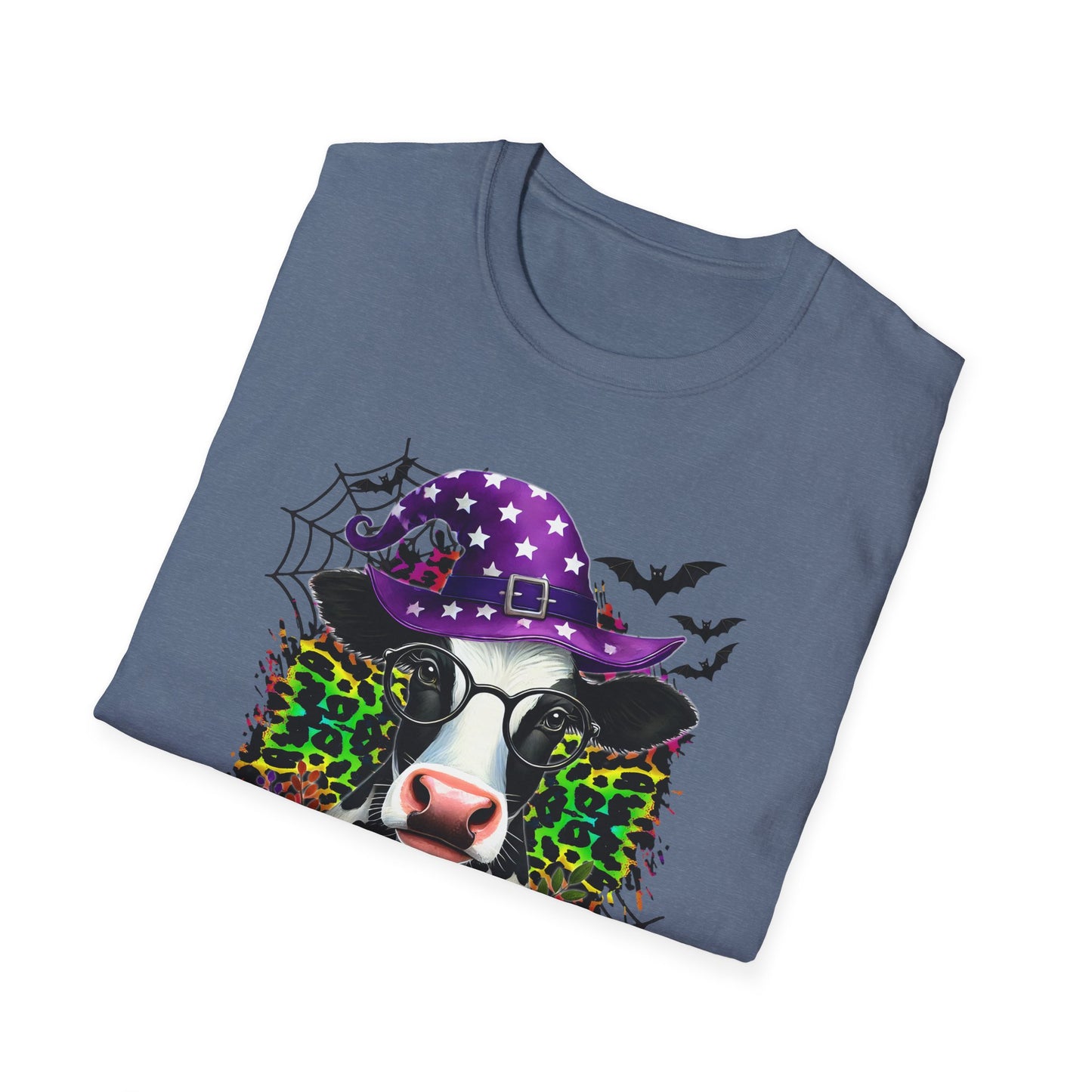 Spooky Cow Halloween T-Shirt - Hocus Pocus Heifer Design