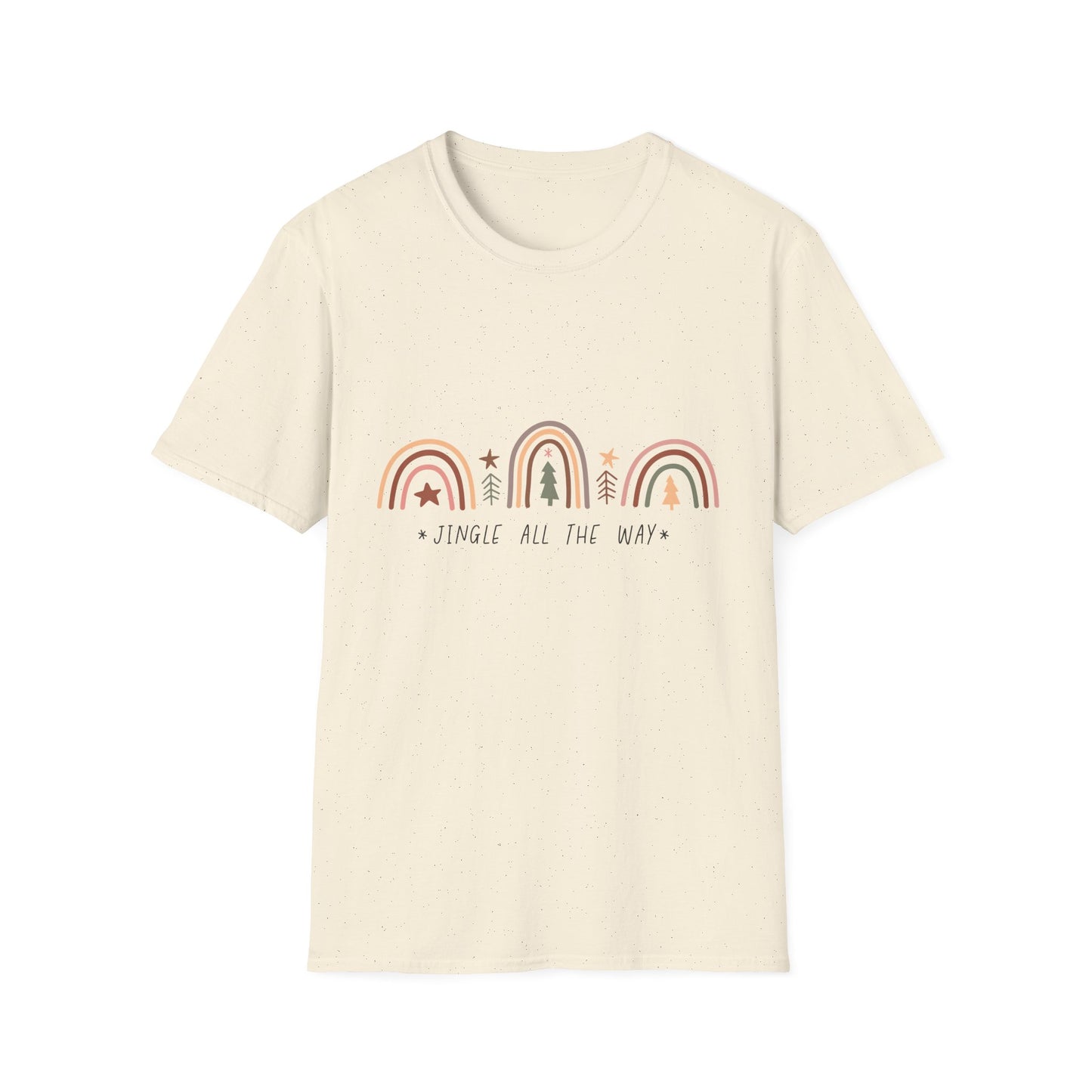 Jingle All the Way Unisex Softstyle T-Shirt – Festive Holiday Christmas Vibes