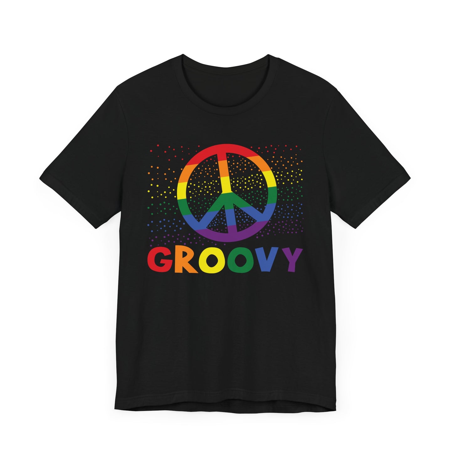 Groovy PeaceUnisex Jersey Short Sleeve Tee