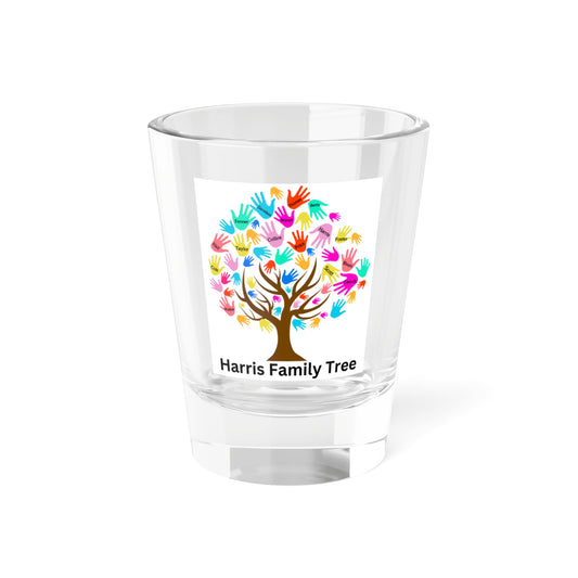 Harris Family Tree Shot Glass, 1.5oz