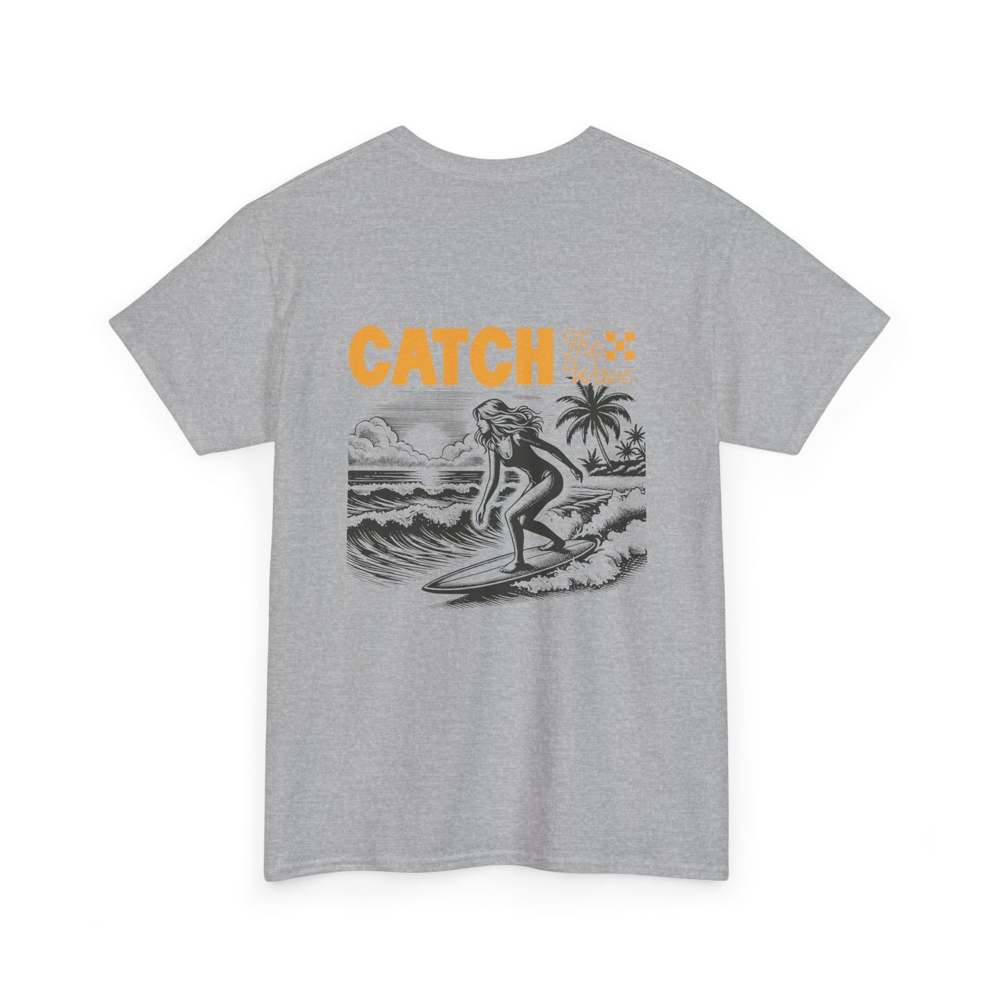 Wild Beach-- Catch the WaveUnisex Heavy Cotton Tee