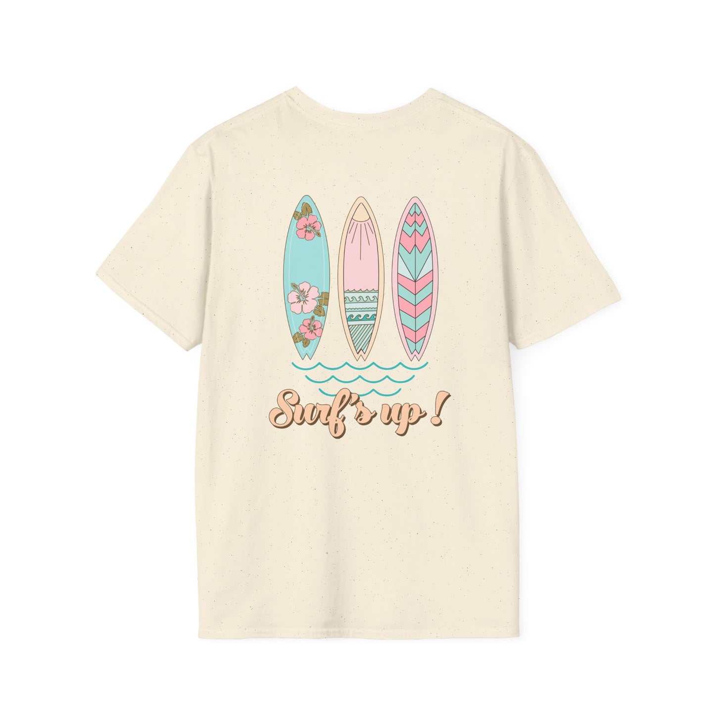 Summer Surfs Up Unisex Softstyle T-Shirt