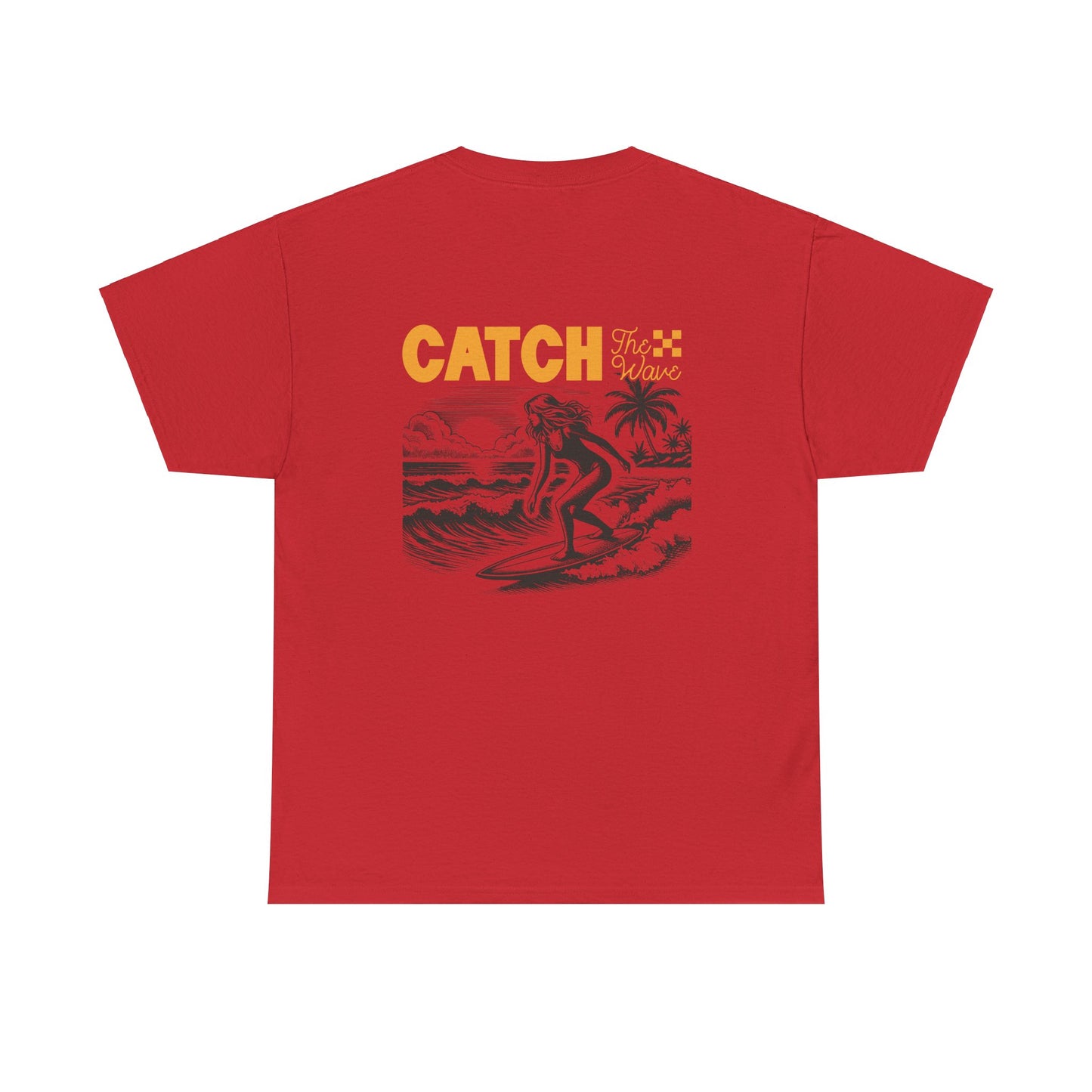 Wild Beach-- Catch the WaveUnisex Heavy Cotton Tee