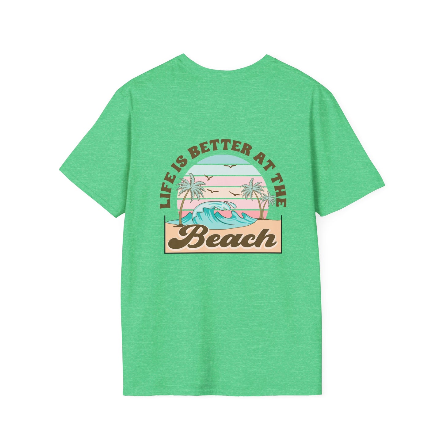 Salty Hair Sandy Toes, Life is Better at the Beach Unisex Softstyle T-Shirt